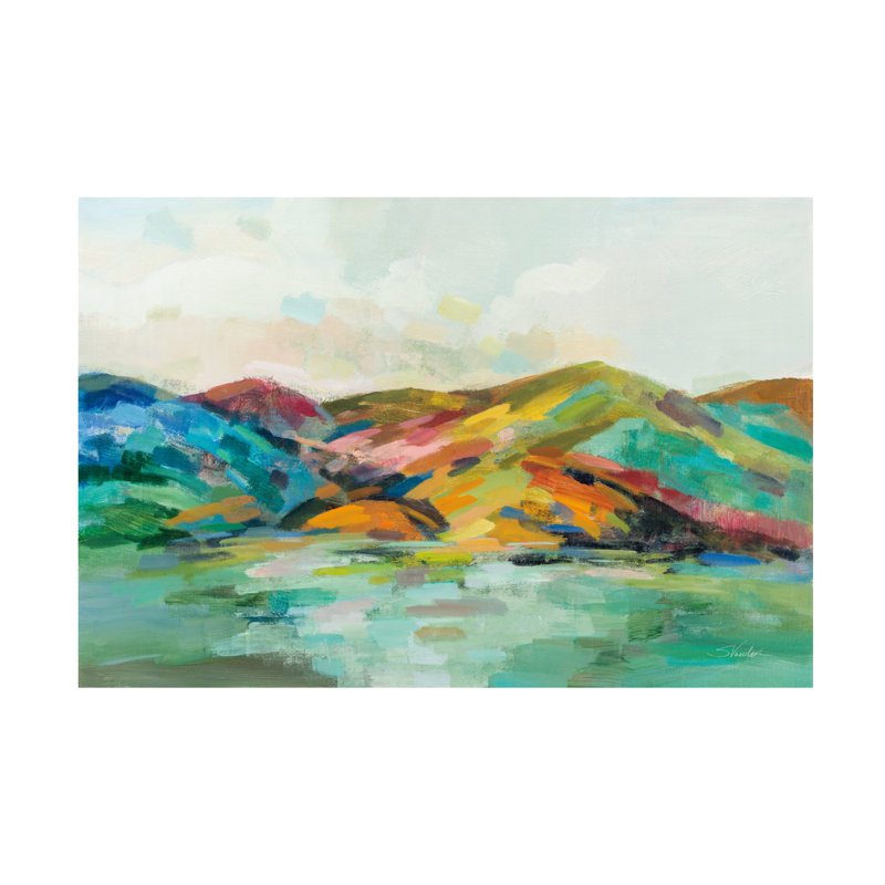 Art sur toile Silvia Vassileva, H 16 po x l 24 po x P 2 po