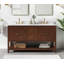 Zoe 60 in. Double Bathroom Vanity with Quartz Top