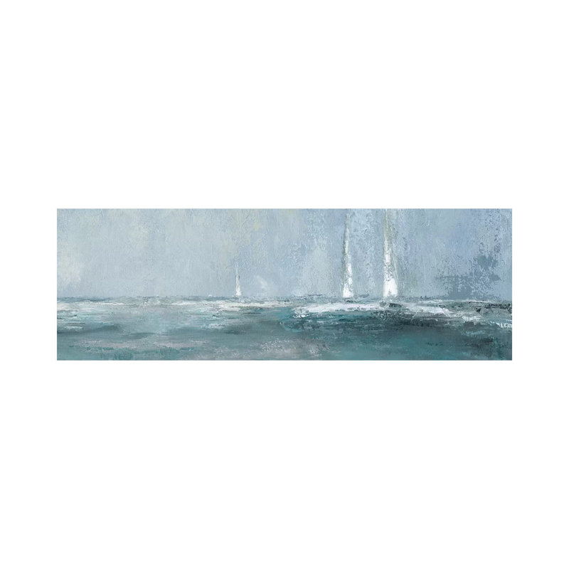 Headed Out by Carol Robinson - Wrapped Canvas Panoramic Painting, 30.48 cm H x 91.44 cm W x 1.91 cm D