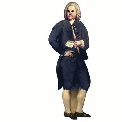 Accroche en carton johann sebastian bach
