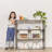 ECR4Kids Streamline 3-Shelf Storage Cabinet, 36in High, Double-Sided Display-101364939