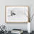 Magpie in Flight in Abstract - Picture Frame Graphic Art Print-55760836-55760837