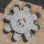 Anissah 8 - Person Patio Dining Set Umbrella Hole Included Round Table