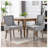 Bronze Nail Head Upholstered Side Dining Chair-1223319493
