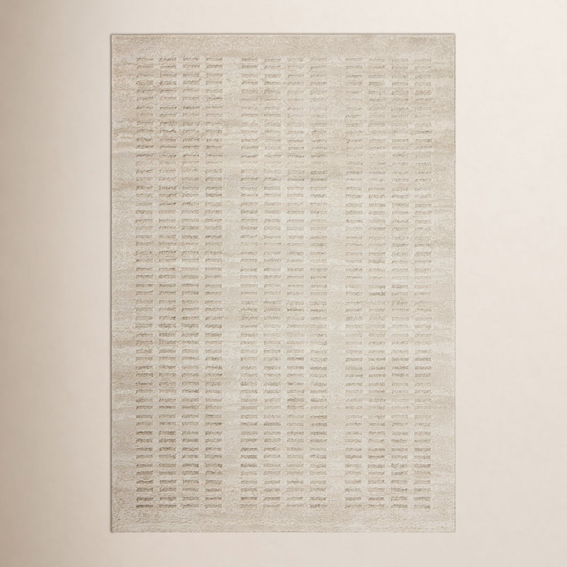 Amber Lewis x Loloi Monty  Ivory / Beige Area Rug, Rectangle 7'10" x 10'