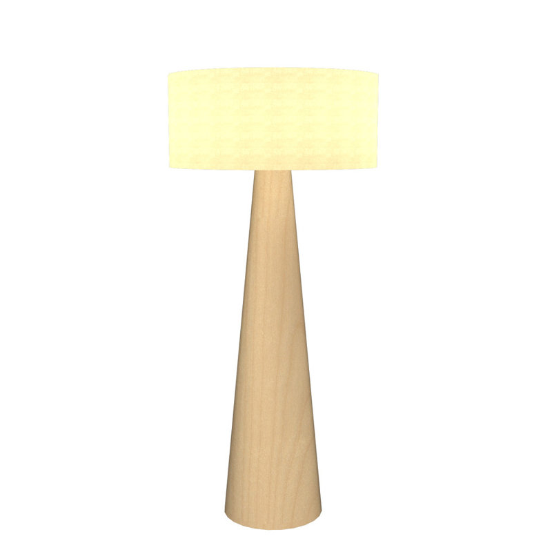 Cônica Floor Lamp, Maple