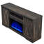 Meuble télé avec porte de grange coulissante pour téléviseur de 73 po ou moins Chiara-812547845