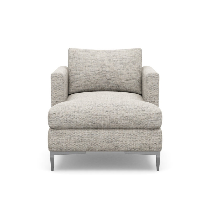 Aiden Accent Chair, Merino Porcelain (Performance fabric) 1360-96, Antique Bronze