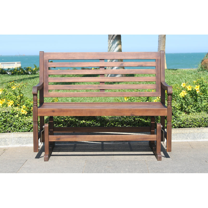 Banc coulissant en bois massif Borrero