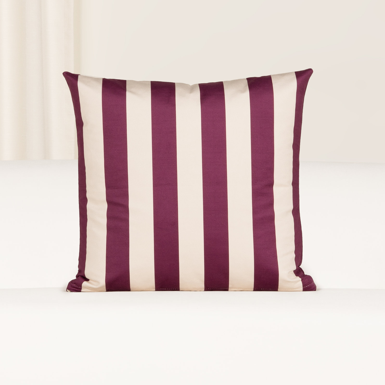 Throw Pillow, 16" x 16", Feather, Burgundy