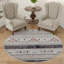Tapis gris / ivoire Southwestern / Lodge Rhiannon-71262774