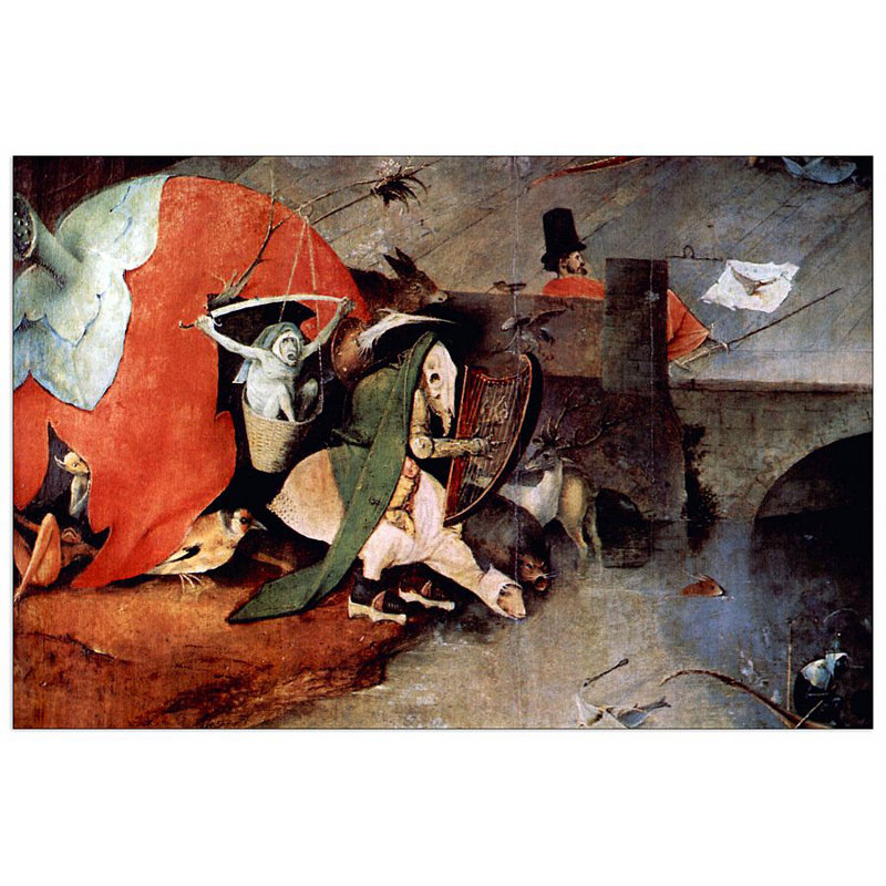 Hieronymus Bosch - Wrapped Canvas Painting