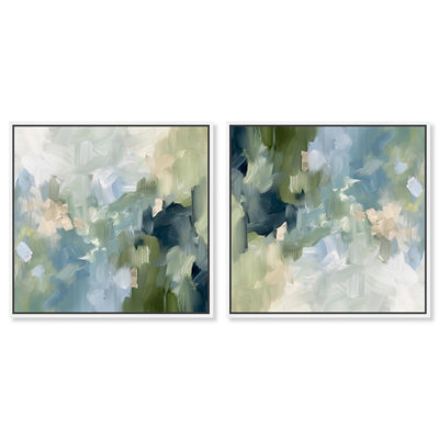 «Minted Brush Set Canvas» par Art Remedy