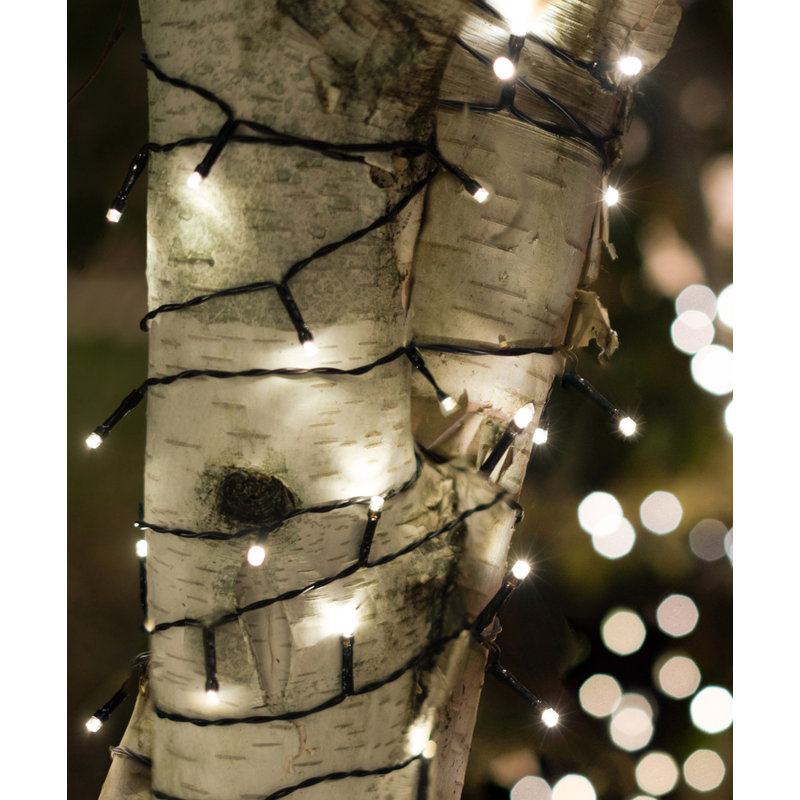 Outdoor 225 - Bulb 105'' Solar Powered LED String Light, Warm White
