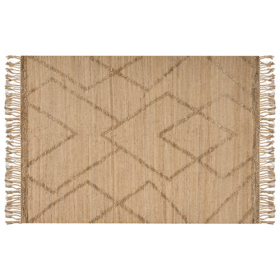 Isenbert Geometric Hand Woven Area Rug