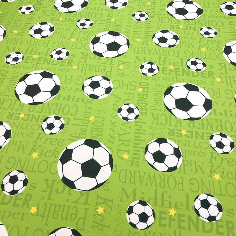 Nappe avec jeu de poids 60 "X90" Passion For Soccer Collection, Vert / noir / blanc