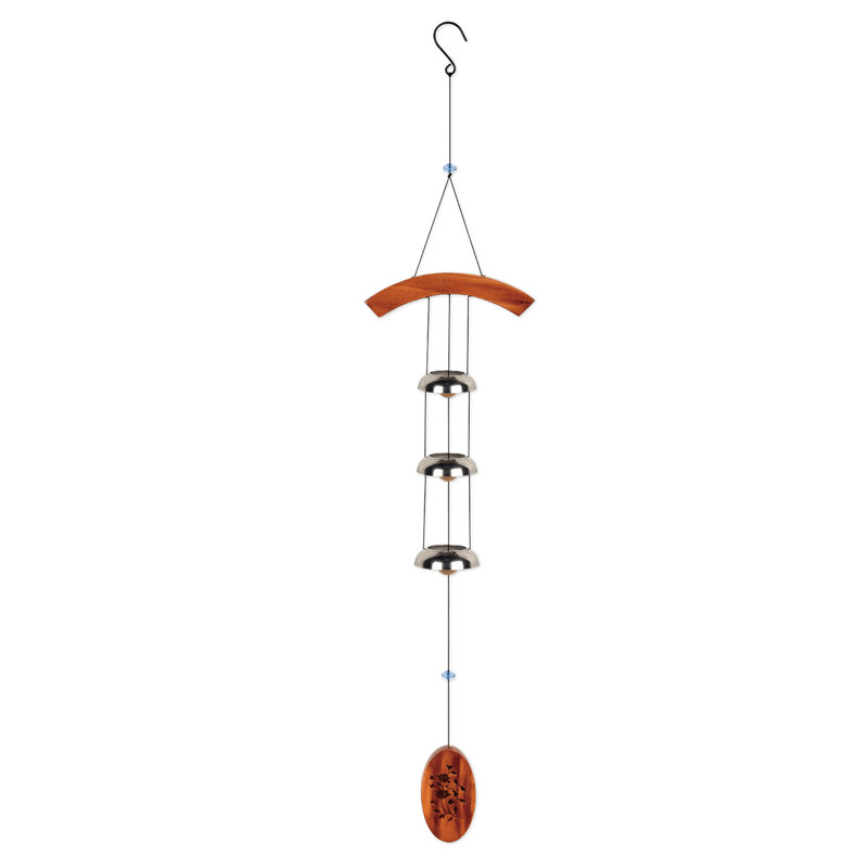Hunley Weather Resistant Metal Abstract Wind Chime