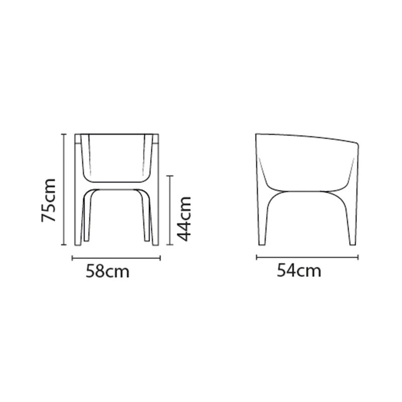 Tramontina Paco 5 Pcs. Polyethylene Lounge Set, Grey, Grey
