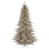 Vickerman Champagne Fir Artificial Christmas Tree 10' H Artificial Fir Christmas Tree