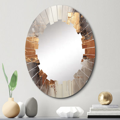 Tachevah - Miroir mural moderne ovale