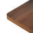 Solid Wood Rectangular Dining Table Walnut 29.5"H x 35.5"D x 63"W