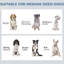 Bureau d'alimentation pour chien Hidden Bowls, réglable, crochets, blanc
