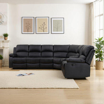 3 - Piece 199" Upholstered Reclining Sectional