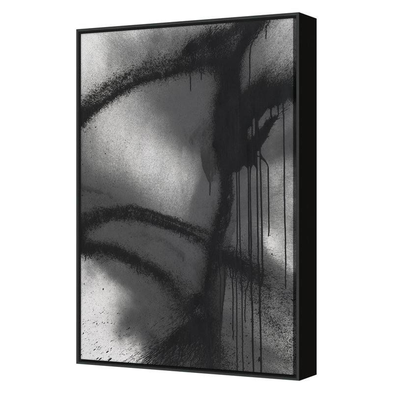 «Bone 2» par Hoang, Van, H 35 po x l 23 po, Noir