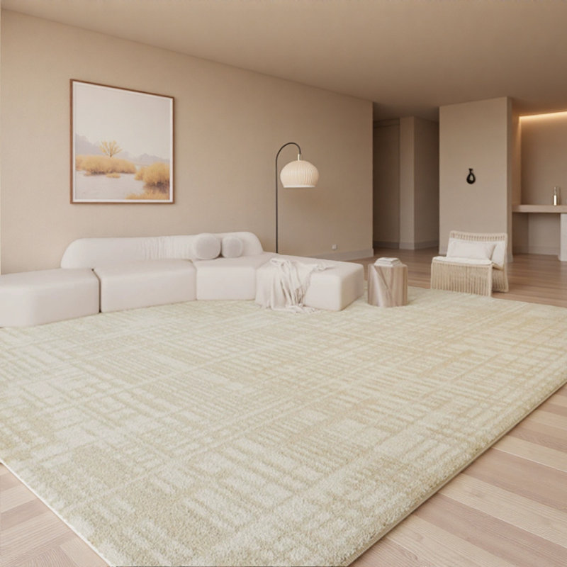 Tapis de style beurre, Rectangle 9 pi 10 po x 13 pi 1 po