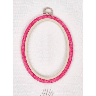 Oval Flexi Hoop Nurge 230-7 Pink