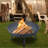 33.5'' Round Steel Fire Pit Accessory