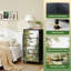 Commode à 4 tiroirs pour la chambre à coucher Hibou des bois, lapins, cerfs, aquarelle, forêt, arbres, petits, blancs, grande commode à vêtements pour commode avec commode