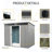 Outdoor Metal Storage Transparent Plate-108963614-108963618