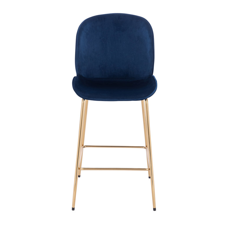 Tabouret Lotus, Bleu