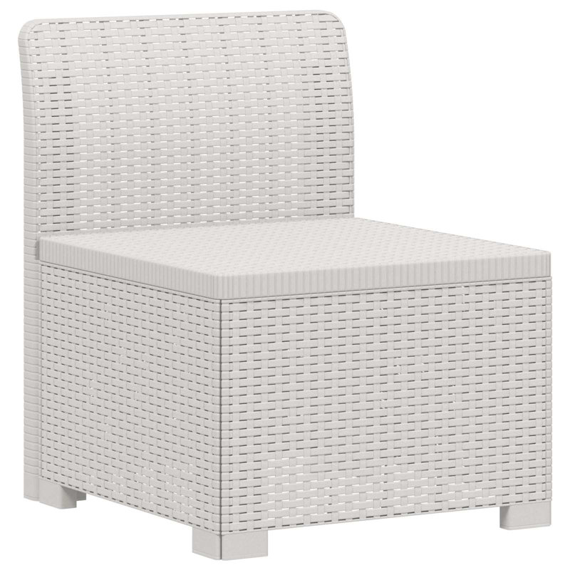 55 cm W Patio Sofa, White