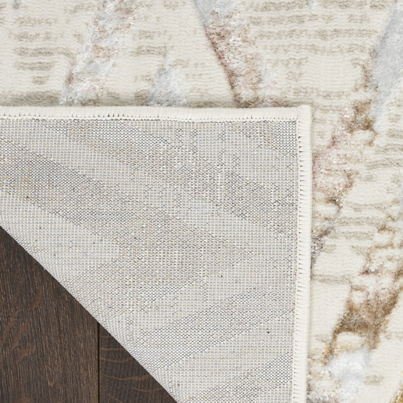 Glitz  Chevron Multicolor Area Rug, Rectangle 5'3" x 7'3"