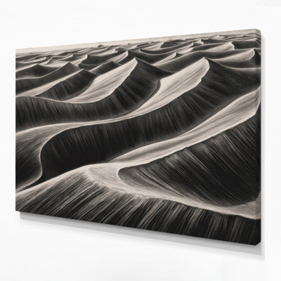Toile horizontale gris rayé gris foncé