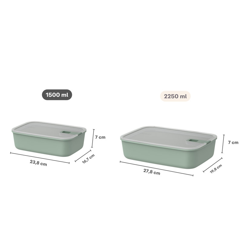 Easyclip 2.0 Rect Box 1500Ml / 51Oz, Vert