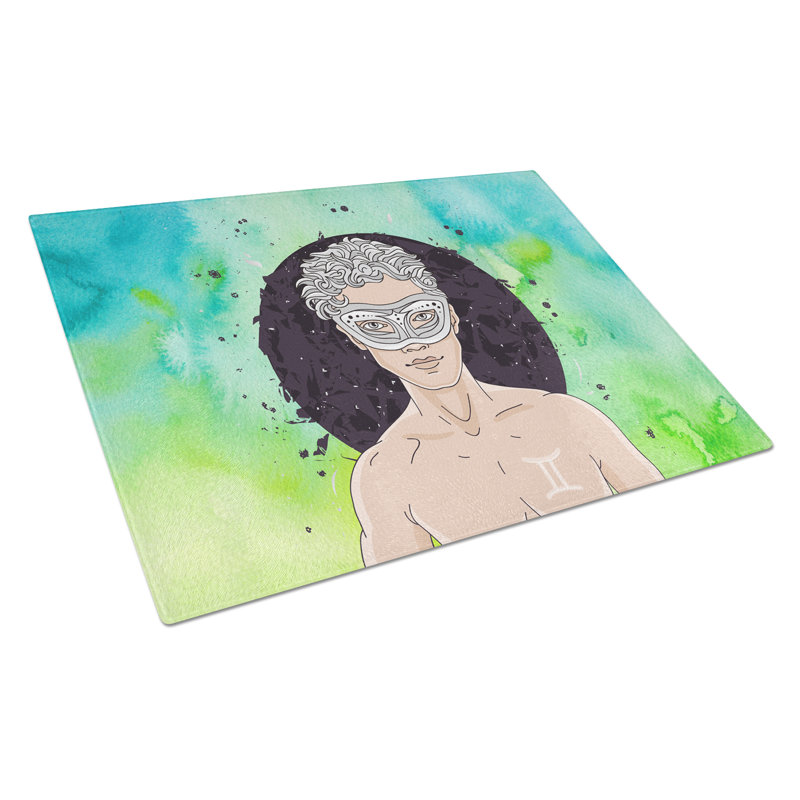 Planche à découper en verre trempé de trésors caroline