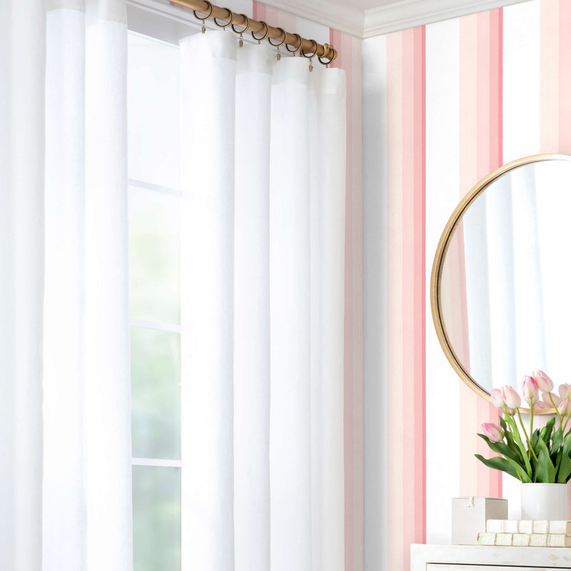 Gradient Stripe Wallpaper, Pink