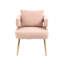 Chaise d'appoint avec pieds dorés-1122743385