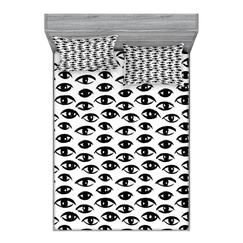 Microfiber Sheet Set, Full Sheet Set with Fitted Sheet
