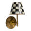 Courtly Check Led Rechargeable Cafe Wall Sconce-876425861