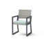 8 Piece Sunbrella Outdoor Patio Dining Chairs - Navy-497285586-497285587