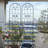 Rustproof Iron Trellis Elegant Design Outdoor Climbing Plant Support