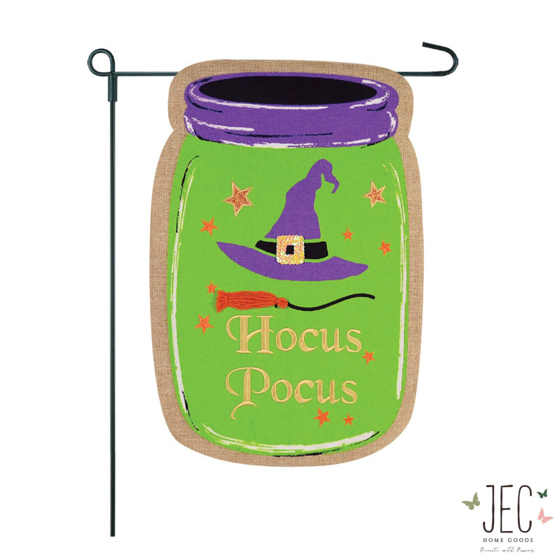 Drapeau de jardin Witch Mason