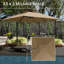 300cm Lighted Tilt Cantilever Parasol-1427772494