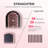 Hair Straightener Brush - Upgraded Ionic Plus with Dense Bristles, 16 Temps & Dual Voltage Ceramic Hot Comb-121615511