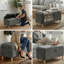 Fabric Upholstered Storage Bench-389275072