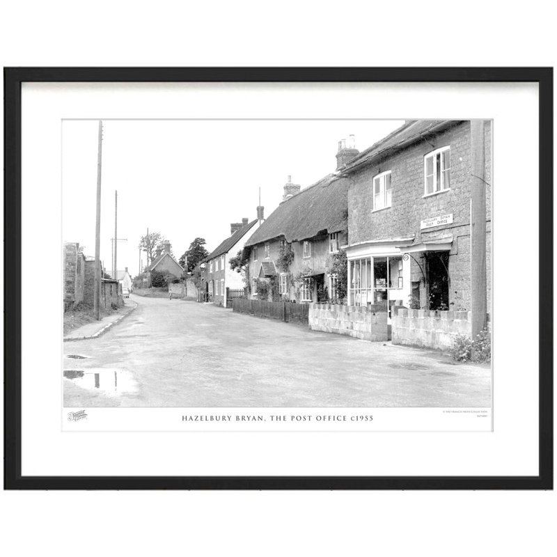 Hazelbury Bryan, The Post Office C1955 by Francis Frith - Single Picture Frame Print, 45cm H x 60cm W x 2.3cm D
